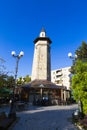 The clock tower and the bar from Giurgiu city 