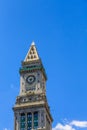 Clock tower in Boston sky Royalty Free Stock Photo