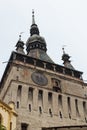 The Clock Tower built in the 14th century, this iconic clock tower served as the main gate to the city`s citadel in Sighisoara cit Royalty Free Stock Photo