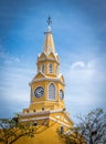 Clock Tower - Cartagena de Indias, Colombia Royalty Free Stock Photo