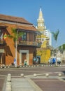 Clock Tower Cartagena de Indias Colombia Royalty Free Stock Photo