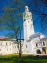 Clock tower, clock, tower, Kremlin, Veliky Novgorod, old
