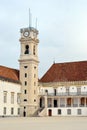 The Clock Tower at Coimbra University Royalty Free Stock Photo