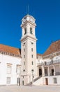 The Clock Tower of Coimbra University Royalty Free Stock Photo
