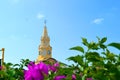 Clock tower in Colonial City Cartagena in Colombia