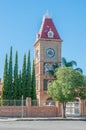 Clock tower, Department of Public Works, Kimberley Royalty Free Stock Photo