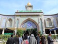 Clock tower at entrance of Holy Shrine of Husayn Ibn Ali, Karbala, Iraq