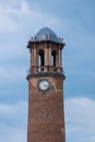 Clock tower of Erzurum castle in Turkey