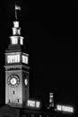 Clock tower of Ferry Building Royalty Free Stock Photo