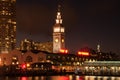 Clock tower of Ferry Building Royalty Free Stock Photo