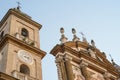 The clock tower in Frascati