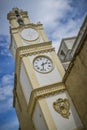 Clock tower of gallipoli italy