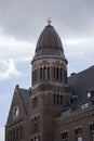 Clock Tower Gassan Building At Amsterdam The Netherlands 27-5-2024 Royalty Free Stock Photo