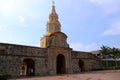 The clock tower gate of Cartagena, Colombia Royalty Free Stock Photo