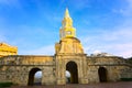 Clock Tower Gate and Wall Royalty Free Stock Photo