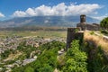 Clock tower in Gjirokaster castle, south Albania