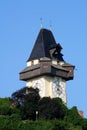 Clock-Tower Graz Royalty Free Stock Photo