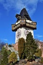 The Clock Tower of Graz, Styria, Austria Royalty Free Stock Photo