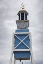 Clock tower in Halifax harbor Royalty Free Stock Photo