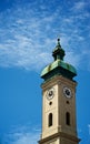 Clock Tower Heilig Geist Kirche Royalty Free Stock Photo