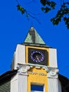 Clock Tower on Historic Building, Plovdiv Old Tow, Bulgaria