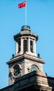 Clock tower of Jianghan Customs House in Wuhan, China Royalty Free Stock Photo