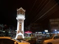 Clock tower at Kad Luang Market, Chiang Rai