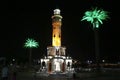 Clock tower in Konak Square, Izmir, Turkey Royalty Free Stock Photo