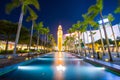 The Clock Tower is a landmark in Tsim Sha Tsui at twilight