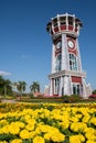 Beside the clock tower at Loeng Siu Park Royalty Free Stock Photo