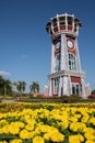 Beside the clock tower at Loeng Siu Park Royalty Free Stock Photo