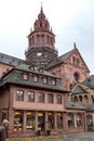 Clock Tower of the Mainz Cathedral, Germany Royalty Free Stock Photo