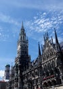 Clock Tower MarienPlatz Royalty Free Stock Photo