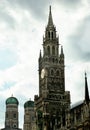 Clock Tower MarienPlatz Royalty Free Stock Photo