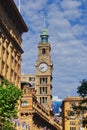 Clock tower at Martin Place