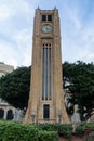 Clock tower in the middle of Nejmeh Square, next to the parliament in Downtown Beirut