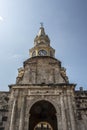 Clock Tower Monument Monumento Torre Del Reloj in Cartagena de Indias - Colombia Royalty Free Stock Photo