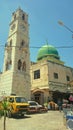 Clock Tower and Mosque in Nablus