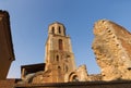 Tower and Ruins of the Monastery of San Benito. Sahagun. Spain Royalty Free Stock Photo