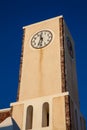 Clock tower at Oia city in the Santorini Island Royalty Free Stock Photo