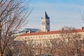 Clock Tower of the Old Post Office Building in Washington DC Royalty Free Stock Photo