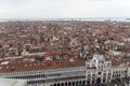 Clock tower and old town - Venice Royalty Free Stock Photo