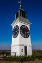 Clock Tower-Petrovaradin Fortress,Novi Sad, Serbia Royalty Free Stock Photo