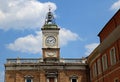 clock tower in Piazza del Popolo in the city of Ravenna in Italy Royalty Free Stock Photo