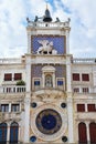 The Clock Tower on Piazza di San Marco in Venice, Italy Royalty Free Stock Photo