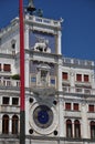 Famous clock tower of San Marco Royalty Free Stock Photo