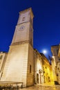 Clock Tower on Place de l`Horloge in Nimes