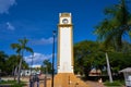 Clock tower in Cozumel Island of Mexico