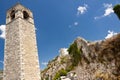 Clock tower in Pocitelj, Bosnia and Herzegovina.