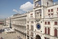 Clock Tower, Renaissance building located in San Marco square in Venice Royalty Free Stock Photo